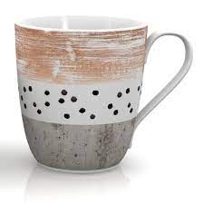 Hrnek keramika 290ml DOTS II, mix dekorů