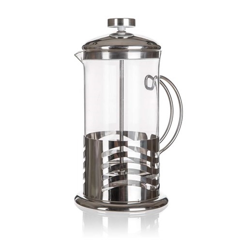 Kanvica french press 600ml sklo/nerez s filtrom WAVE
