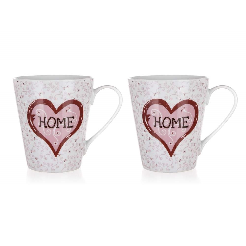 Hrnek keramika 330ml sada 2ks HOME HEART