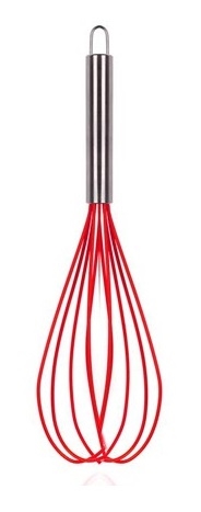 Metla šľahacia nerez / silikón 25cm CULINARIA RED