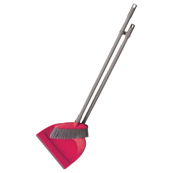 Lopatka + smeták s holí 78cm LENOCH YORK, mix barev