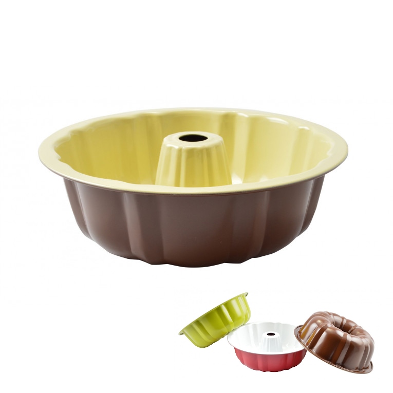 Forma bábovka ¤25cm kov/keramika PERFECT, mix barev