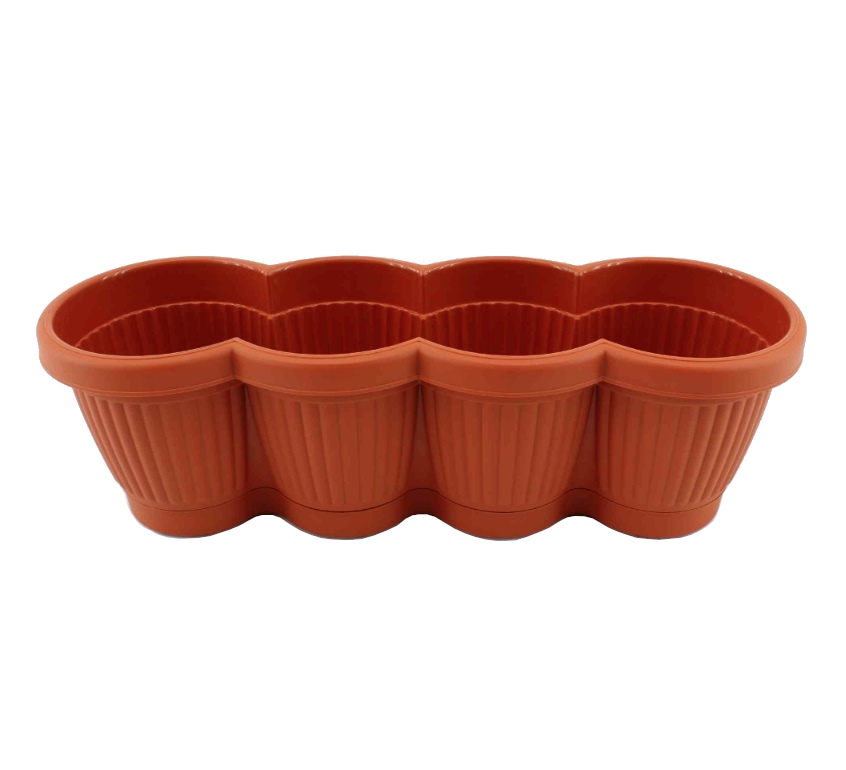 Květináč 4 BELLA 45x16x15cm s podmiskou
