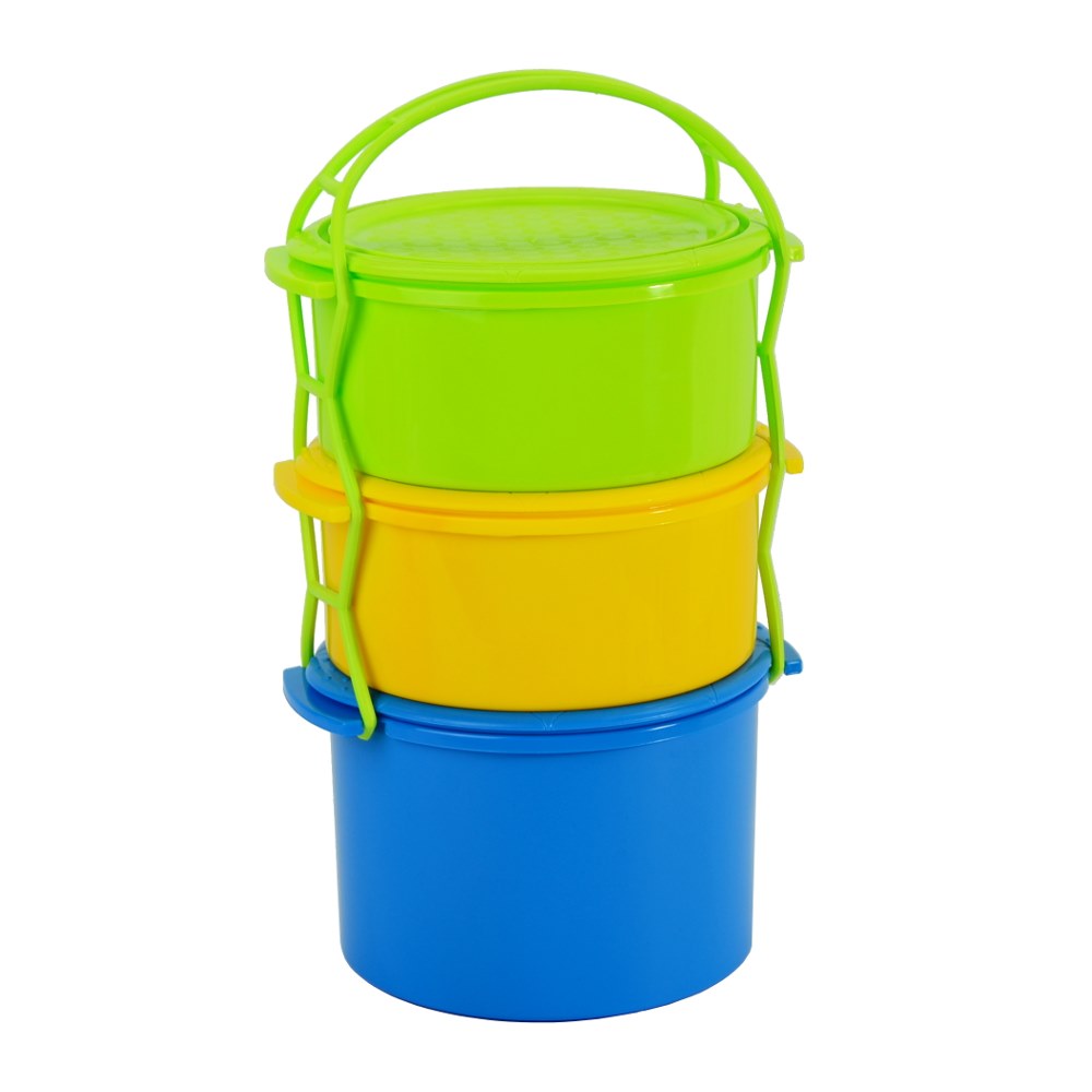 Jedlonosič plast 2x1,5L + 1x2L KOMBI farebný