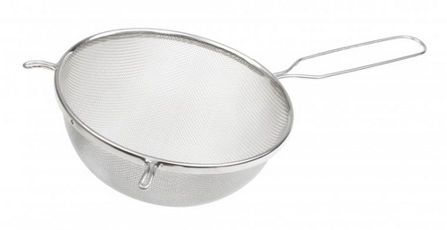 Cedník kov 26/¤12cm CZ