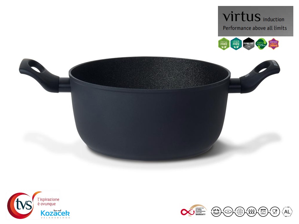 Hrniec nepriľnavý ¤20cm 2,8L VIRTUS, indukcia
