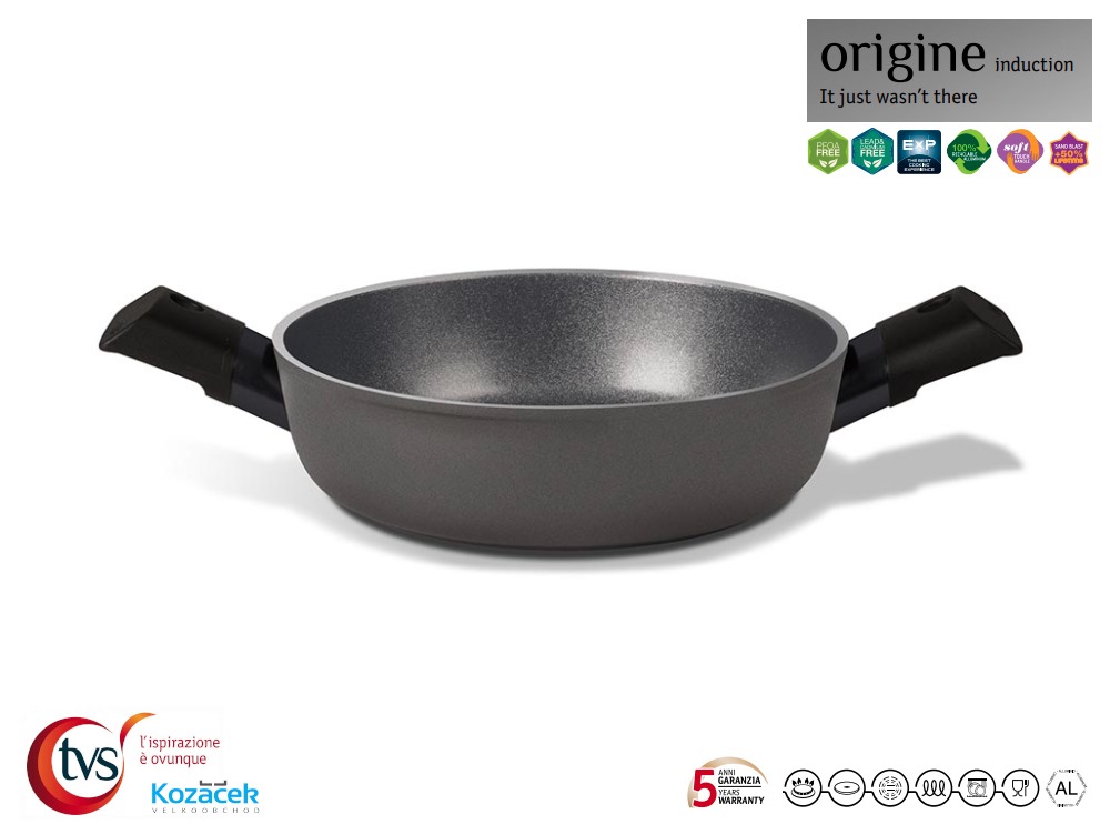 Pánev nepřilnavá ¤28cm 2 ucha ORIGINE indukce