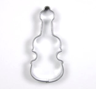 Vykrajovačka nerez husle 63x27mm SK