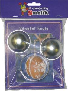 Vykrajovačka vianočná guľa sada 5ks 55x50x25mm SK