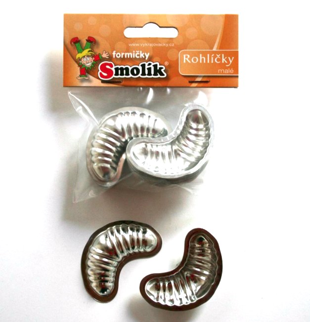 Formička rohlíček 60mm 20ks CZ