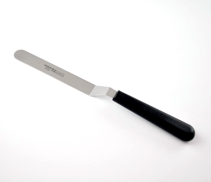 Lopatka na dort roztírací vyhnutá 14,5cm SVANERA NYLON