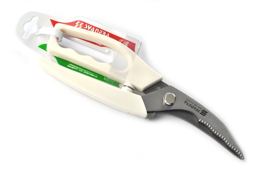 Nůžky na drůbež nerez/plast SVANERA 8725