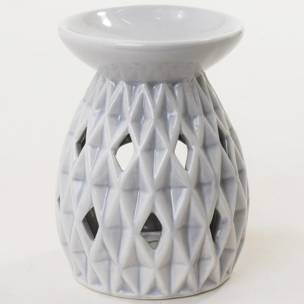 Lampa aróma porcelán 12,5cm TREE šedá