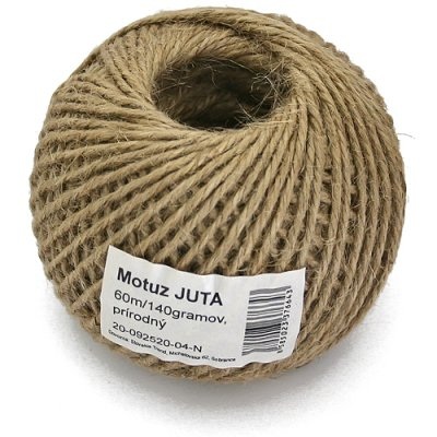 Motúz 140g/60m juta natural BALLPACK