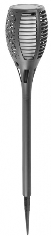 Lampa 12LED ¤10x58cm solárny, zapichovací, plameň efekt MIRACH