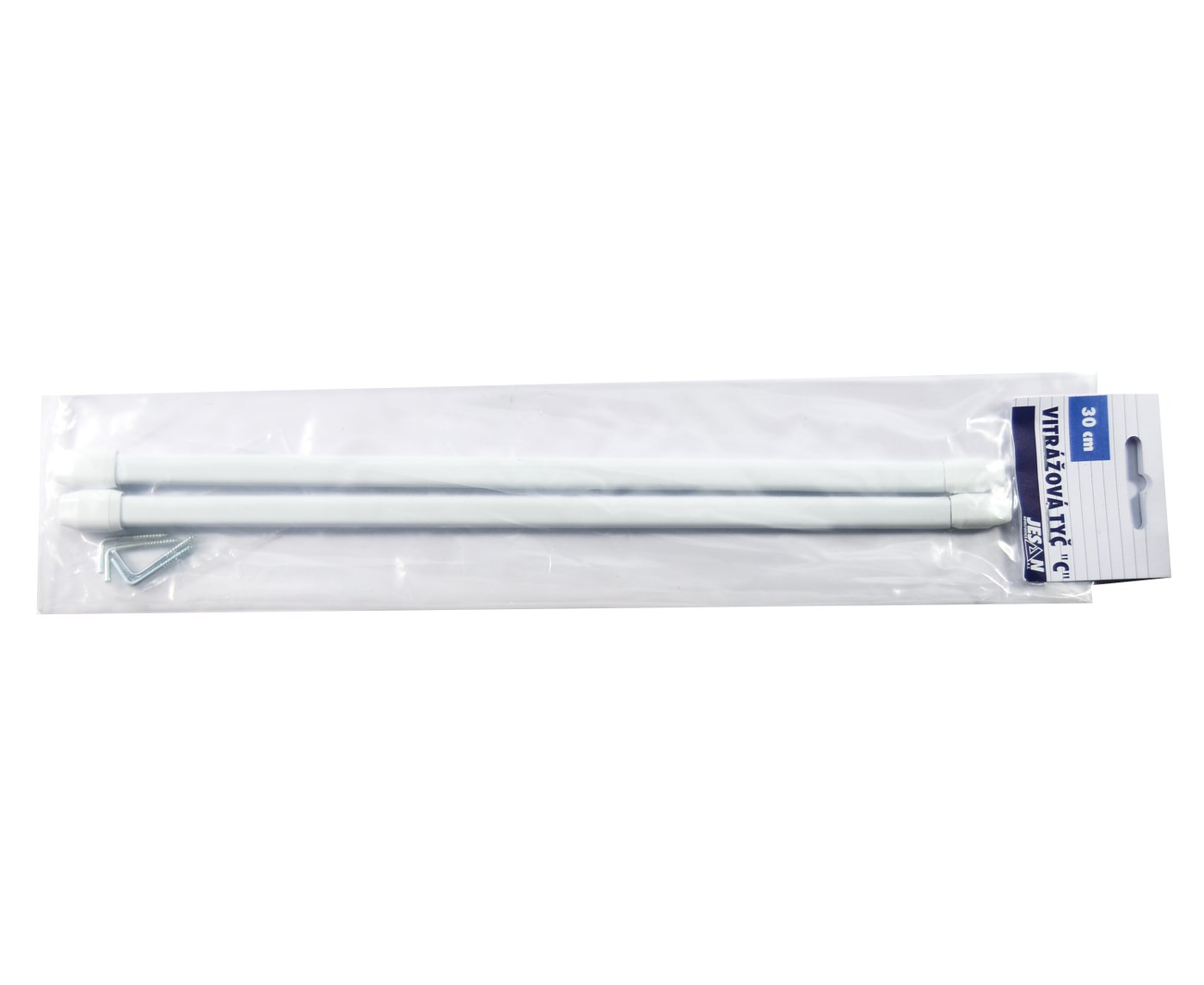 Tyč vitrážová 80cm biela 2ks CZ