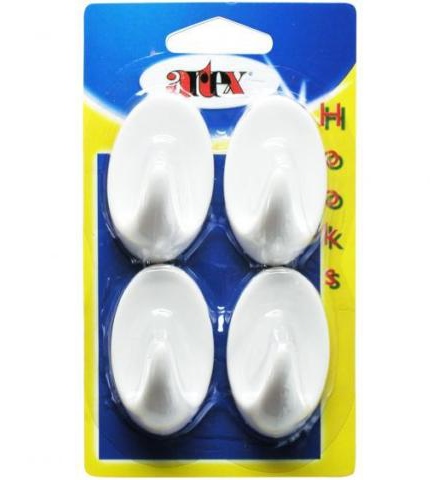 Háčik samolepiaci OVÁL MAXI 4ks ARTEX