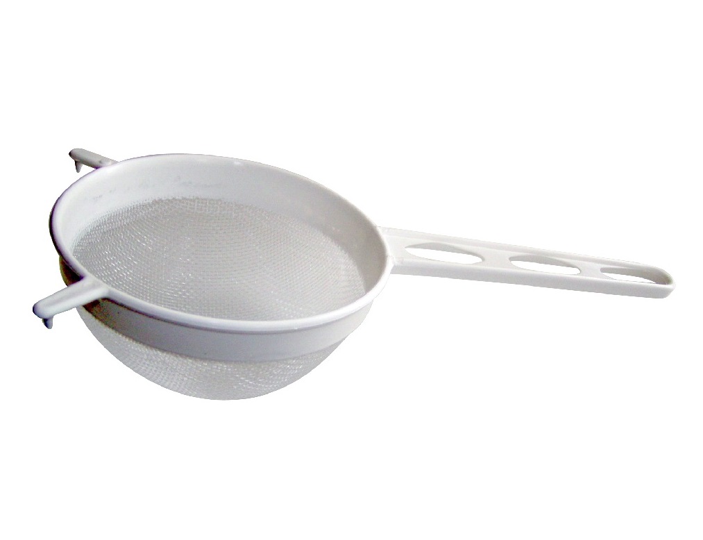 Cedník plast ¤16cm s rúčkou HP, mix farieb