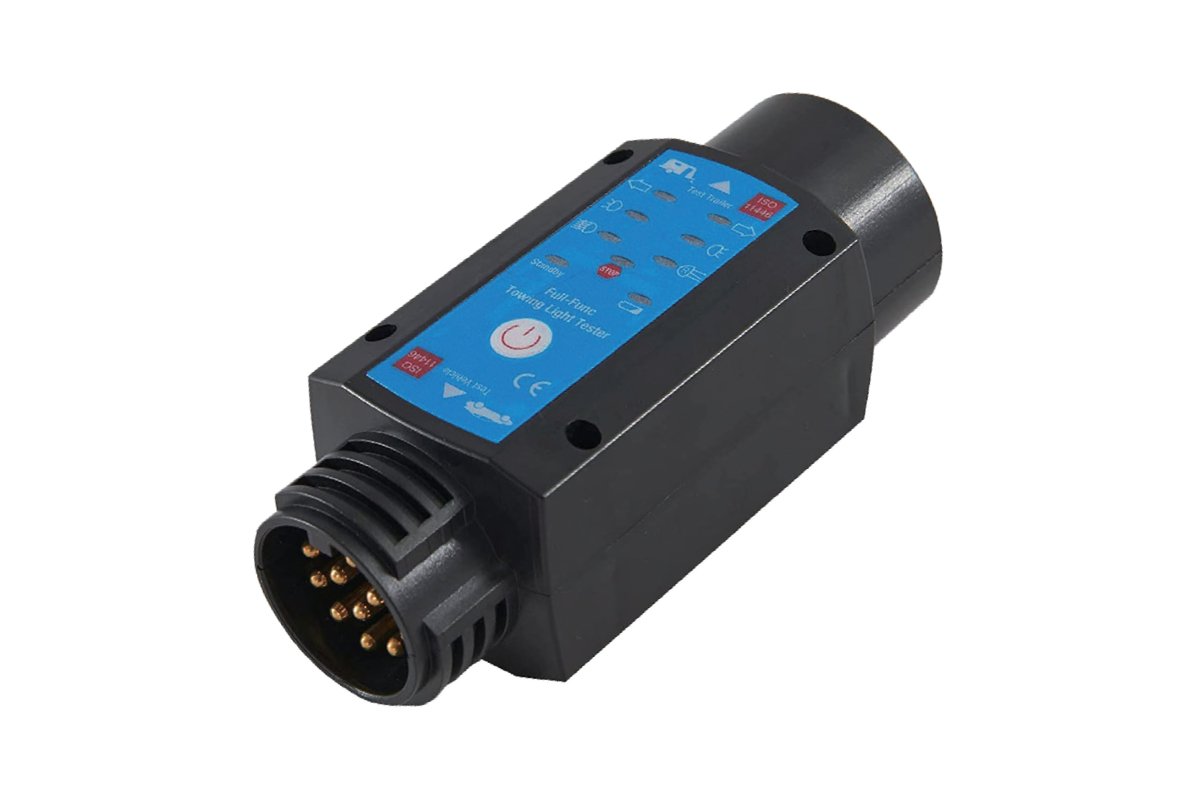 Tester elektroinstalace tažného zařízení, dobíjecí, 13pin, 12 V, MULTIPA