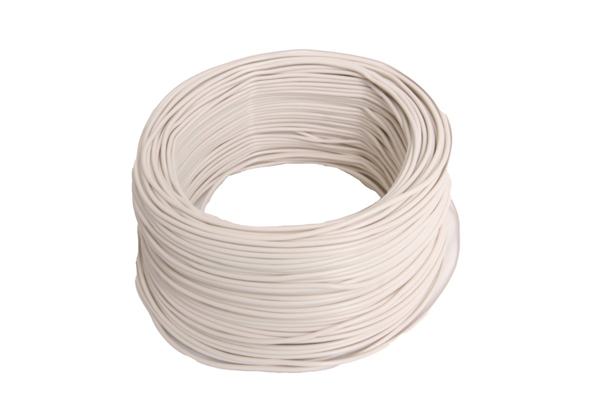 Kabel 1 x 0,75 mm bílý, MULTIPA