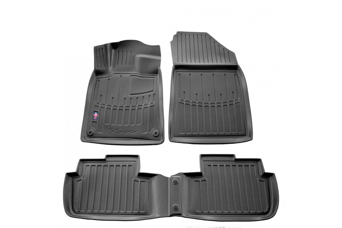 Gumové 3D koberce (TPE), PEUGEOT 407, Stingray