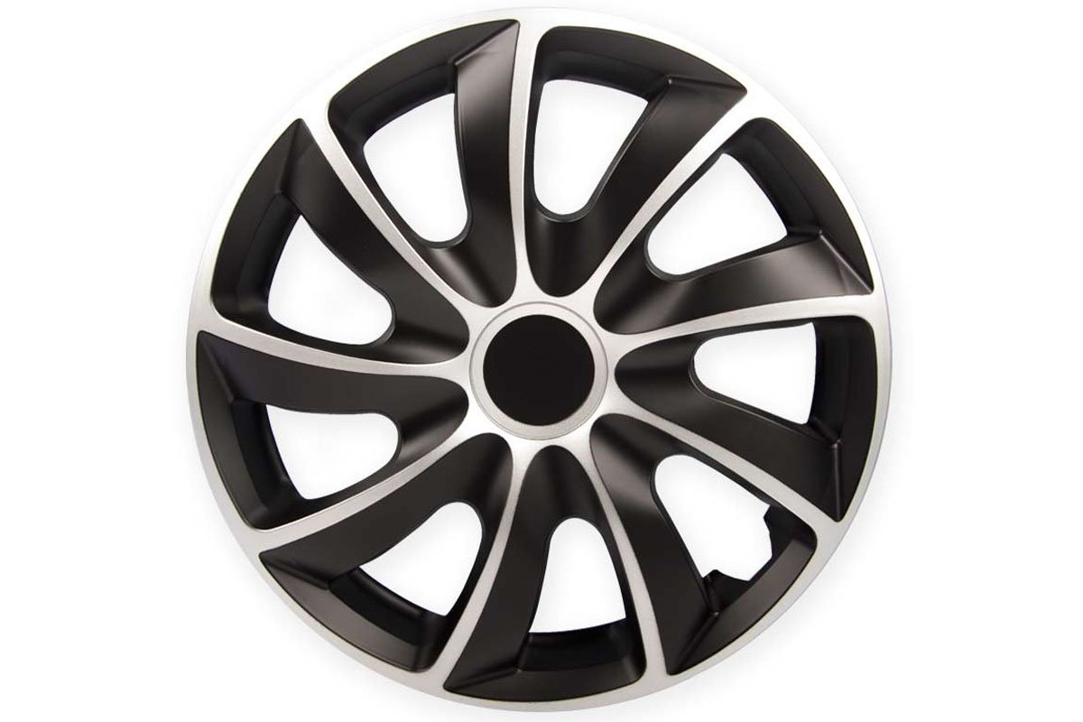Poklice QUAD 15 silver/black