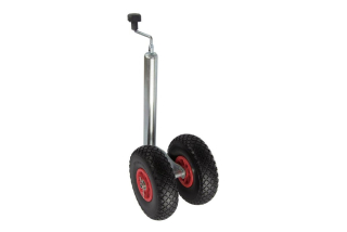 Podpěrné kolo 200 kg / 48 mm, dvojité nafukovací kolo, MULTIPA