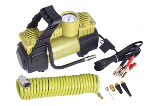 Kompresor do auta kovový, dvoupístový, 12V / 11 BAR (70 l / min.), Carmotion