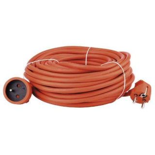 Kabel prodlužovací, 25m / 250V, oranžová