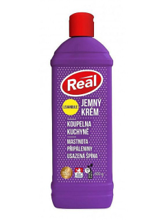 Čisticí krém Real jemný levandule, 600g
