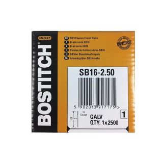 Hřebíčky Bostitch SB16-64mm pozink, 2500ks(FN1664)