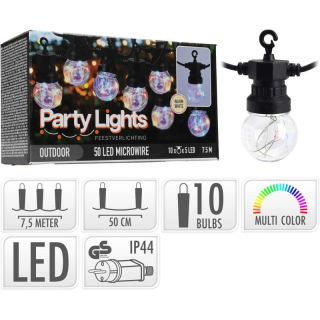 Světelný řetěz LED PARTY 10 žárovek 7,5m