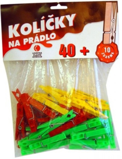 Kolíčky na prádlo 50ks plast H92  CZ