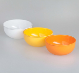 Miska PH 0,4L (¤12x5cm)  PLASTIK  CZ, mix barev