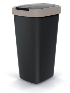 Koš odpadkový výklopný 25L  COMPACTA Q sv.hnědá