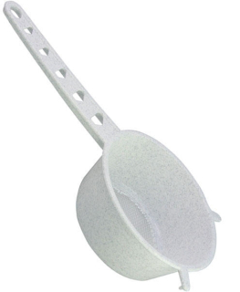 Cedník plast ¤12cm s ručkou  CZ, mix barev