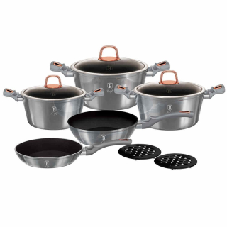 Sada nádobí 13d  BERLINGERHAUS SHINY BLACK BH-6615