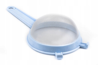Cedník plast ¤10,5cm s ručkou  KOLBI, mix barev