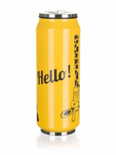Termoska nerez 0,43L plechovka  BE COOL GIRAFFE