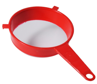 Cedník plast ¤25cm s ručkou  KOLBI, mix barev