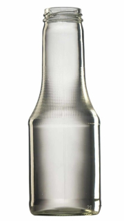 Láhev sklo  500ml závit 43mm, kečupová LUNT
