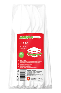 Nůž plast jednorázový 25ks  ALABALA