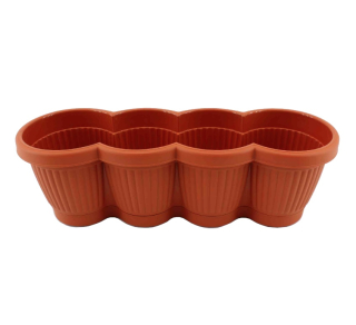 Květináč 4 BELLA 45x16x15cm s podmiskou