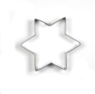 Vykrajovačka nerez hvězda střední 60x53mm  CZ
