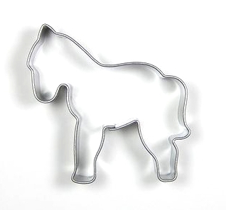 Vykrajovačka nerez koník 55x58mm  CZ