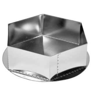 Forma dortová 6-hran střední 26x26cm  CZ