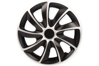 Poklice QUAD 14 silver/black