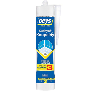 Silikon koupelna a kuchyně CEYS transparentní, 280ml