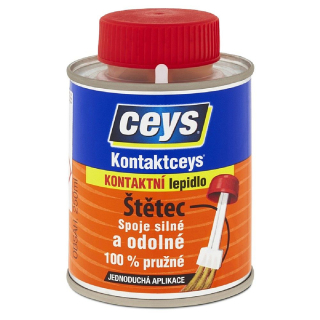 Kontaktní lepidlo CEYS Kontakceys 250ml se štětcem