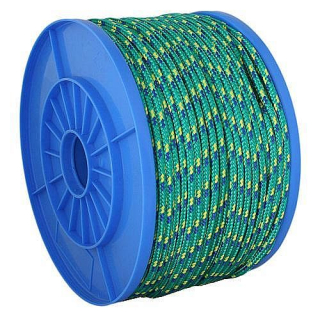 Lano PP 5mm, 130m, zelená, 119kg